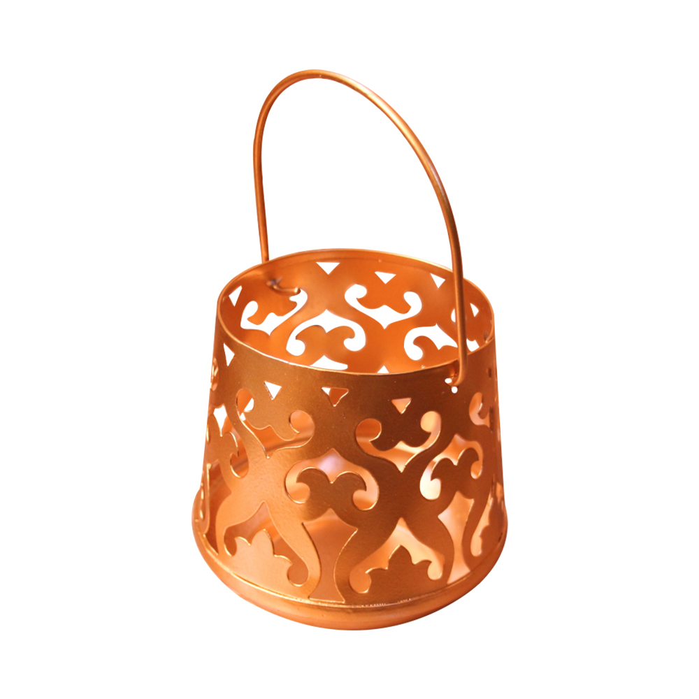 Iron Balti Shape Tealight Candle Holder 4 inches